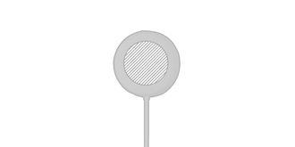 Chargeur sans fil en aluminium Makenso - Marquage Recto