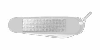 Couteau Suisse original avec poignée ABS Gremy - Marquage Verso