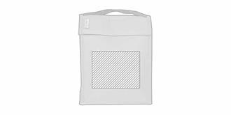 Sac à lunch robuste et durable avec poignée Tulipe - Marquage Recto