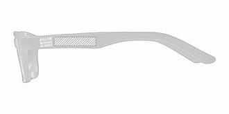 Lunettes de lecture résistantes écologique Paloma - Marquage branche gauche