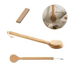 OBG PUB - Brosse de douche robuste en bambou Reko