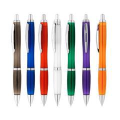 OBG PUB - Stylo à bille en RPET avec clip en métal Kratch