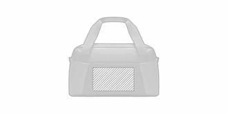 Sac de sport en 300D ripstop robuste Grenoble - Marquage Verso