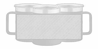 Gobelet en acier inoxydable à double paroi Inary - Marquage autour