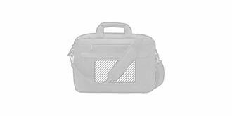 Sac pour ordinateur en RPET 600D Rocky - Marquage Recto