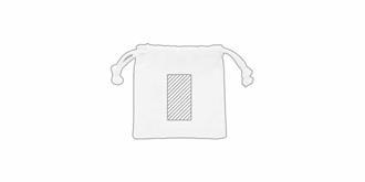 Set de 4 gommes décoration Noël en pochette Rubbis - Marquage Recto