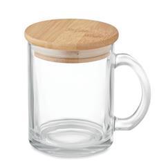 OBG PUB - Mug en verre recyclé avec couvercle Celestial