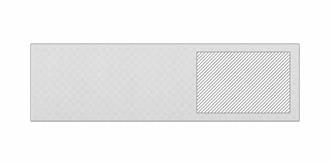 Chemin de table en polyester avec doublure Spice - Impression Droite