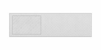 Chemin de table en polyester avec doublure Spice - Impression Gauche