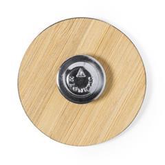 Pin's en bambou avec attache magnétique Royal Rond