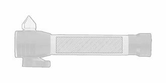 Marteau d'urgence 3 en 1 en bambou Lustre - face 1