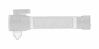 Marteau d'urgence 3 en 1 en bambou Lustre - face 2