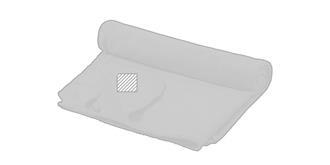 Couverture en tissu polaire et en polyester Bodo - Impression Bas