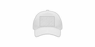 Casquette baseball réfléchissant 5 pans Raysa - A l'avant