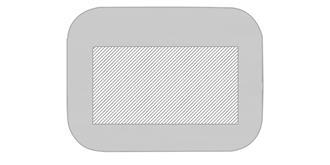 Boîte hermétique en bambou 1000 ml Portobelli - Marquage Recto