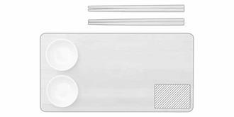 Service à sushi complet au design écologique Gift - Impression Droite