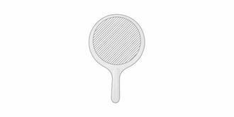 Ensemble de tennis de plage luxe en bois Parma - Marquage Recto