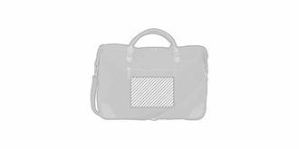 Sac de voyage robuste en toile recyclé Percus - Impression Poche