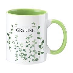 OBG PUB - Mug en céramique avec intérieur coloré Colorado
