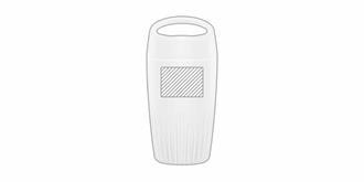 Mug à café réutilisable avec design antifuite Vian - Marquage Recto