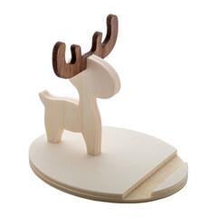 Support téléphone en bois en forme de renne Nosy