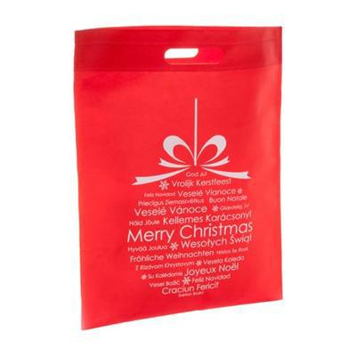 OBG.PUB - Sac shopping en non-tissé avec motif Noël Xagi Sac shopping en non-tissé avec motif Noël Xagi