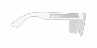 Lunettes de soleil sur-mesure tendance CreaSun - Marquage branche droite