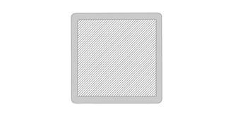 Pin's carré bambou avec attache magnétique Royal - Marquage Recto