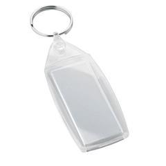 Porte-clés transparent forme rectangulaire Belar