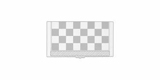 Jeu d'échecs en bois naturel Queen - Impression Haut