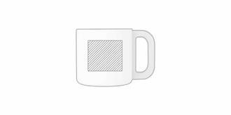 Tasse 360 ml en acier inoxydable recyclé Yorn - A l'avant