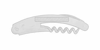 Cortese set à vin en acier inoxydable Boisis - A l'avant