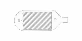 Lampe de bureau multifonctionnelle en ABS Techs - Impression Haut