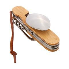 OBG PUB - Set de couverts et Couteau de poche en acier Dakry