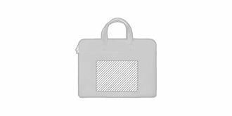 Porte-documents haut de gamme résistant Poirel - Marquage Recto