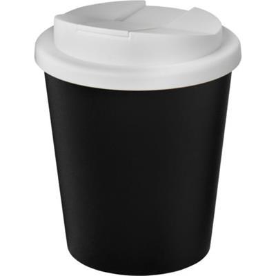 OBG.PUB - Gobelet couvercle plastique recyclé Espresso Blanc / Noir Gobelet couvercle plastique recyclé Espresso Blanc / Noir