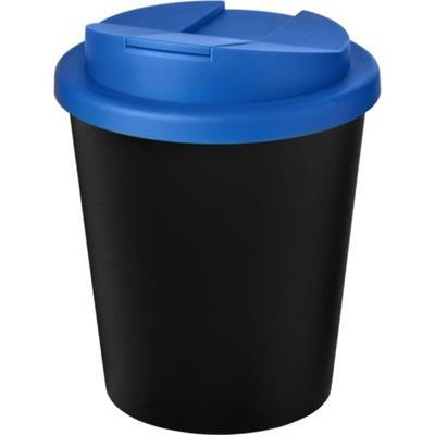 OBG.PUB - Gobelet couvercle plastique recyclé Espresso Bleu / Noir Gobelet couvercle plastique recyclé Espresso Bleu / Noir