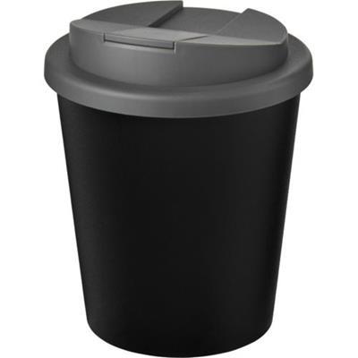 OBG.PUB - Gobelet couvercle plastique recyclé Espresso Gris / Noir Gobelet couvercle plastique recyclé Espresso Gris / Noir
