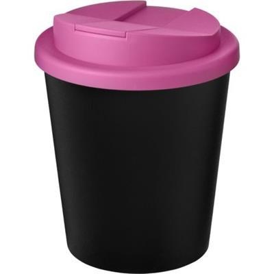 OBG.PUB - Gobelet couvercle plastique recyclé Espresso Rose / Noir Gobelet couvercle plastique recyclé Espresso Rose / Noir