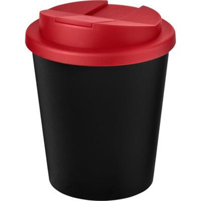 OBG.PUB - Gobelet couvercle plastique recyclé Espresso Rouge / Noir Gobelet couvercle plastique recyclé Espresso Rouge / Noir