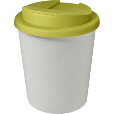 OBG.PUB - Gobelet couvercle plastique recyclé Espresso Vert citron / Blanc Gobelet couvercle plastique recyclé Espresso Vert citron / Blanc