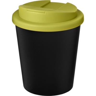 OBG.PUB - Gobelet couvercle plastique recyclé Espresso Vert citron / Noir Gobelet couvercle plastique recyclé Espresso Vert citron / Noir