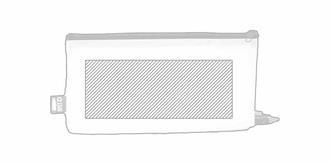 Trousse avec fermeture à glissière Thurman - Impression Haut