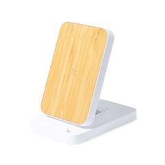 OBG PUB - Chargeur sans fil pliable 15W en bambou/ABS Meller