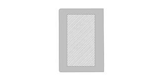 Carnet A5 à couverture souple en cuir Karst - Marquage Verso