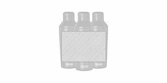 Shaker à cocktail avec isolation sous vide Tram - Marquage autour