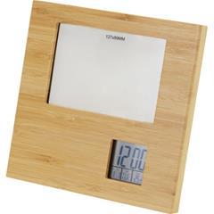 OBG PUB - Cadre photo en bambou avec station météo Sasa