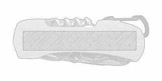 Couteau de poche en acier inoxydable Stroud - Marquage Recto