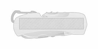 Couteau de poche en acier inoxydable Stroud - Marquage Verso