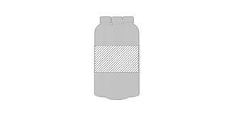 Bouteille isolation acier inoxydable Springer - Marquage autour